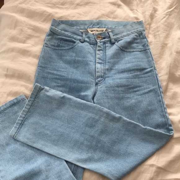Caron Callahan Denim - Caron Callahan high rise straight leg jeans